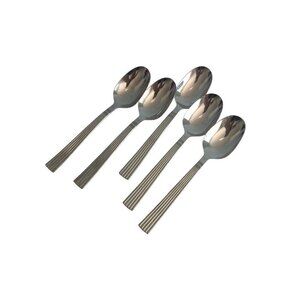 Wallace‎ Soup Dinner Spoons MANHATTEN 18/8 Stainless Steel Flatwear 7.75" Lot 5